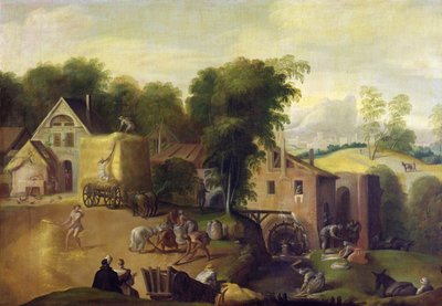 Winnowing the Grain by Nicolo dell Abate